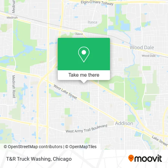 T&R Truck Washing map