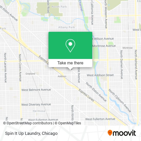 Mapa de Spin It Up Laundry