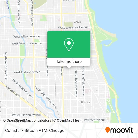 Mapa de Coinstar - Bitcoin ATM