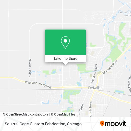 Squirrel Cage Custom Fabrication map