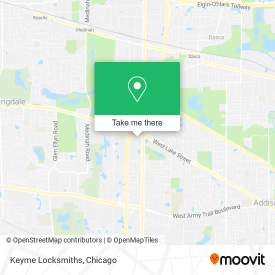 Keyme Locksmiths map