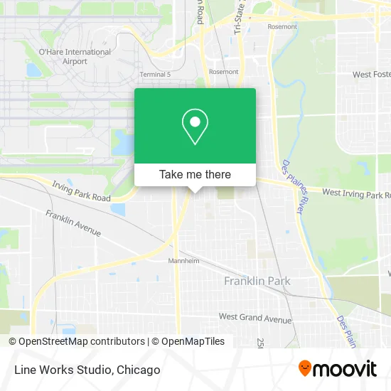 Line Works Studio map