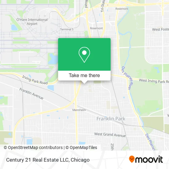 Century 21 Real Estate LLC map