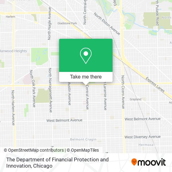 The Department of Financial Protection and Innovation map