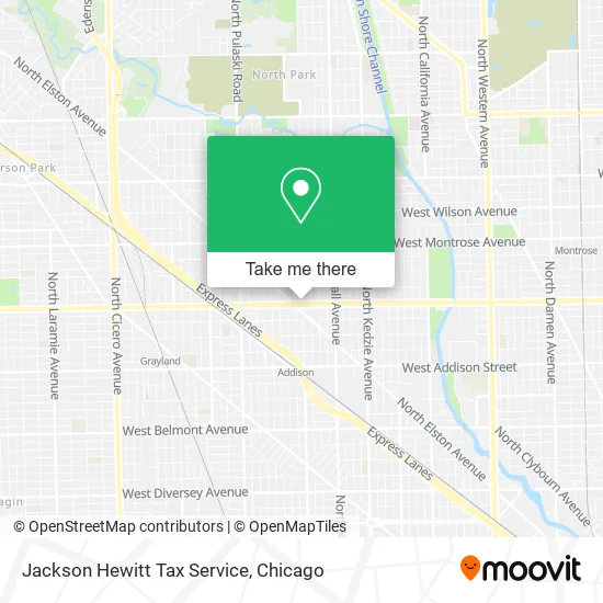 Jackson Hewitt Tax Service map