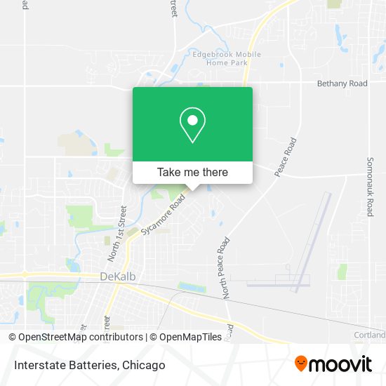 Interstate Batteries map