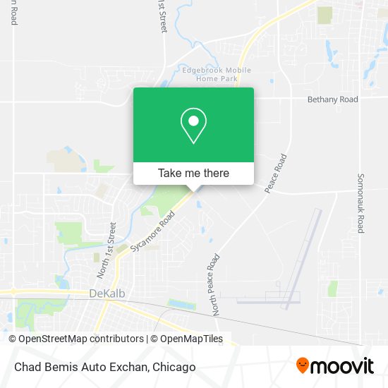 Mapa de Chad Bemis Auto Exchan