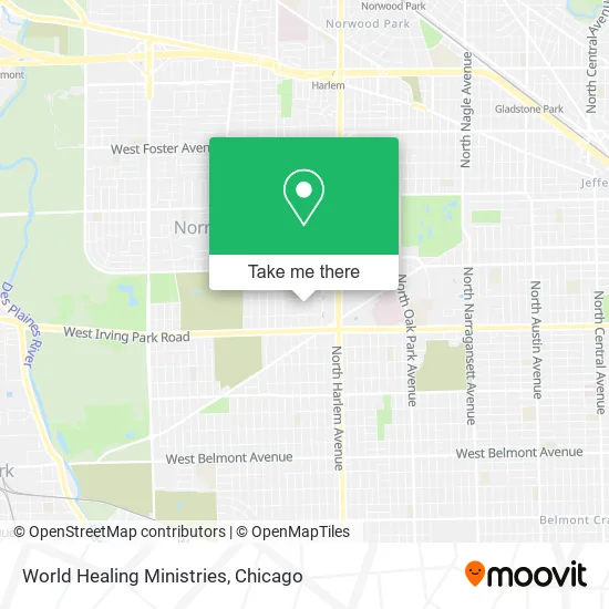 World Healing Ministries map