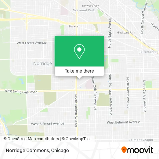 Norridge Commons map