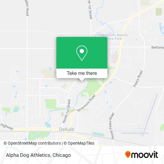 Mapa de Alpha Dog Athletics