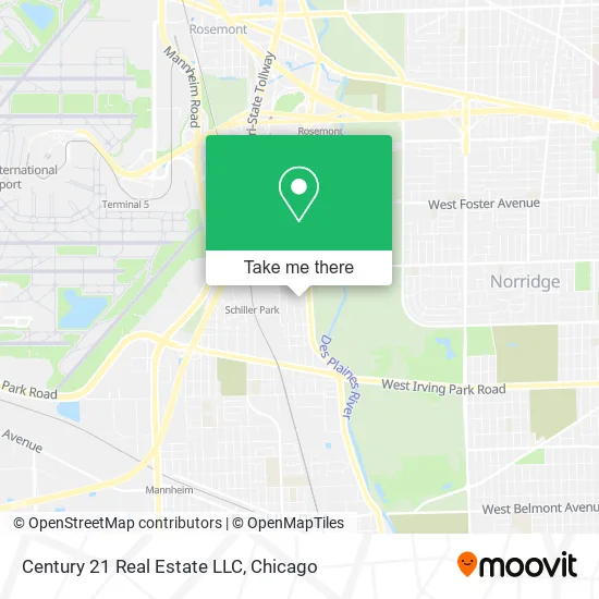 Century 21 Real Estate LLC map