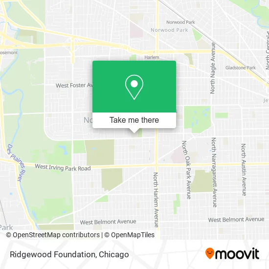 Mapa de Ridgewood Foundation
