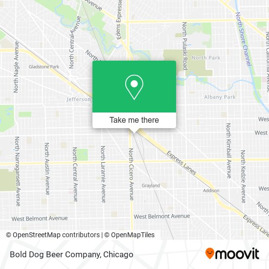 Bold Dog Beer Company map