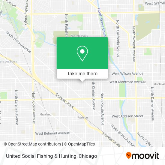 United Social Fishing & Hunting map