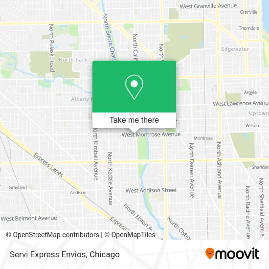 Servi Express Envios map