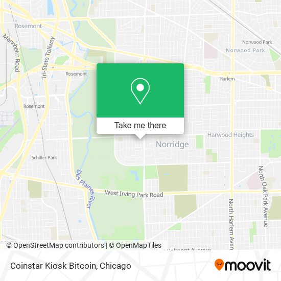 Mapa de Coinstar Kiosk Bitcoin