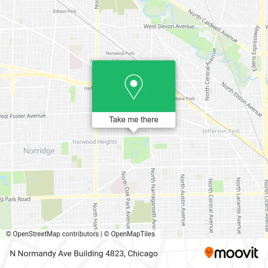N Normandy Ave Building 4823 map