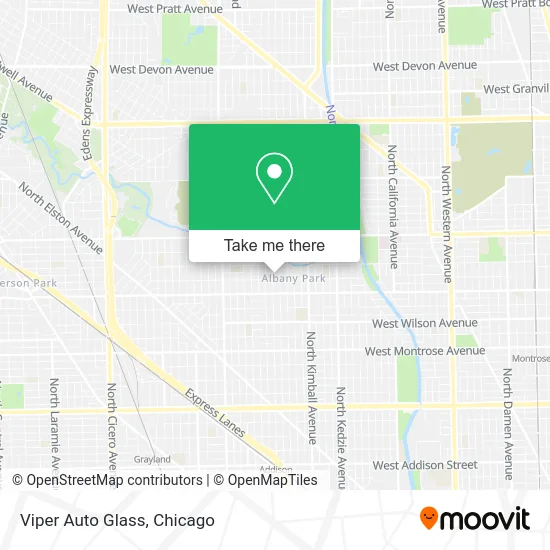 Viper Auto Glass map