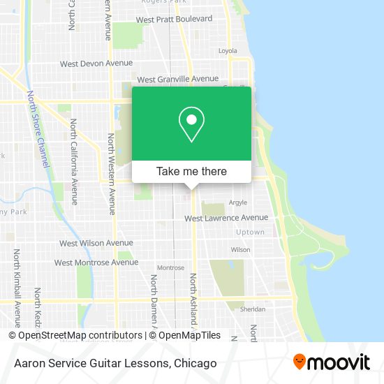 Aaron Service Guitar Lessons map