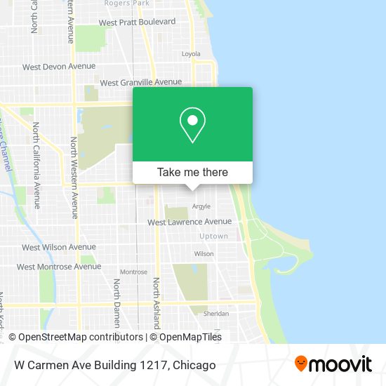 W Carmen Ave Building 1217 map