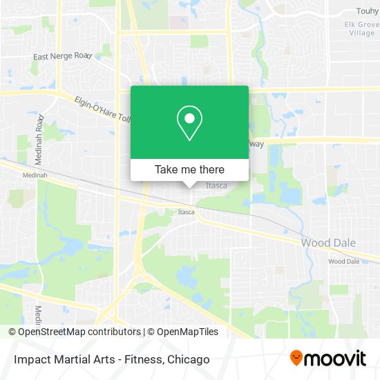 Impact Martial Arts - Fitness map