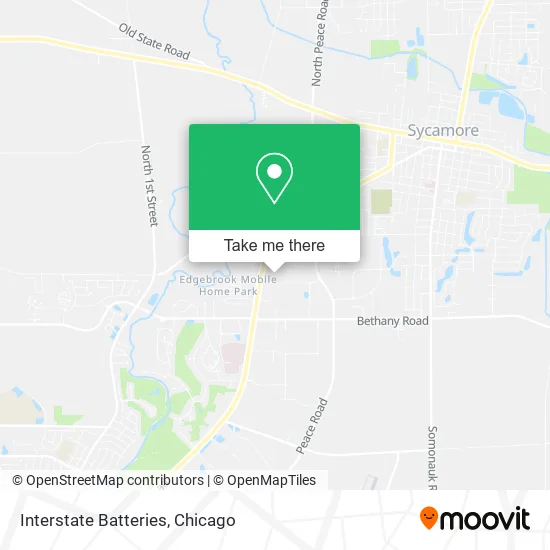 Interstate Batteries map