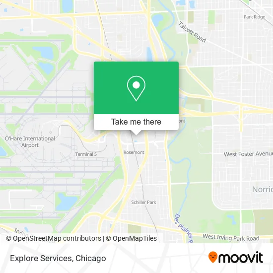Explore Services map