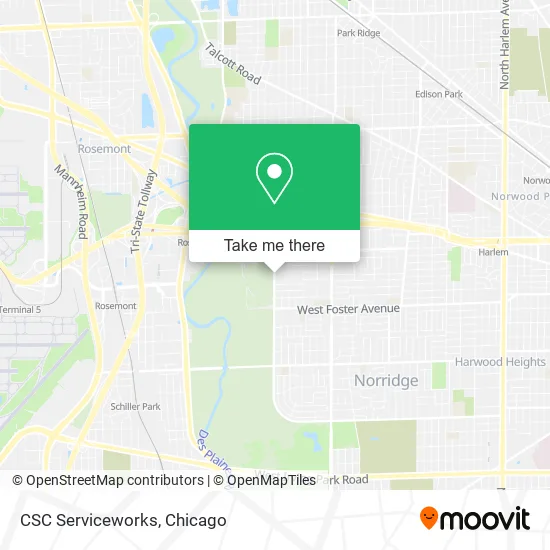 CSC Serviceworks map