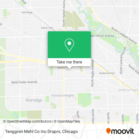 Tenggren Mehl Co Inc Draprs map