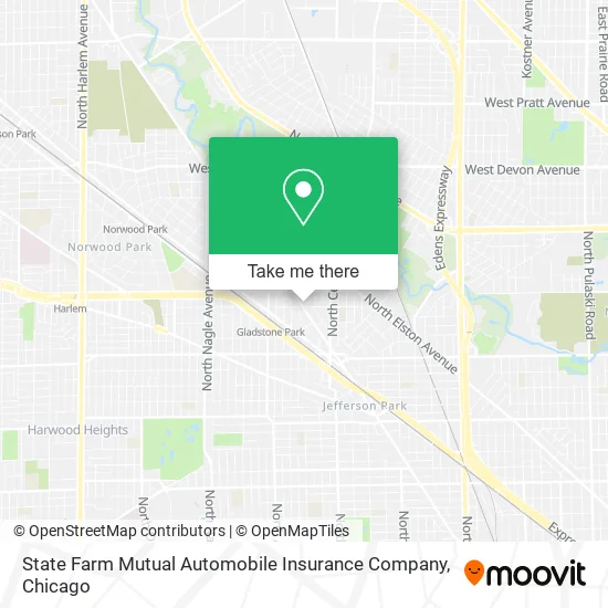 State Farm Mutual Automobile Insurance Company map