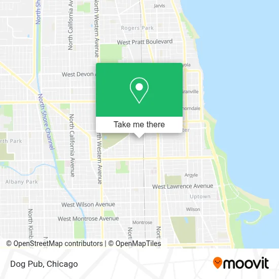 Dog Pub map