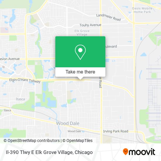 Mapa de Il-390 Tlwy E Elk Grove Village