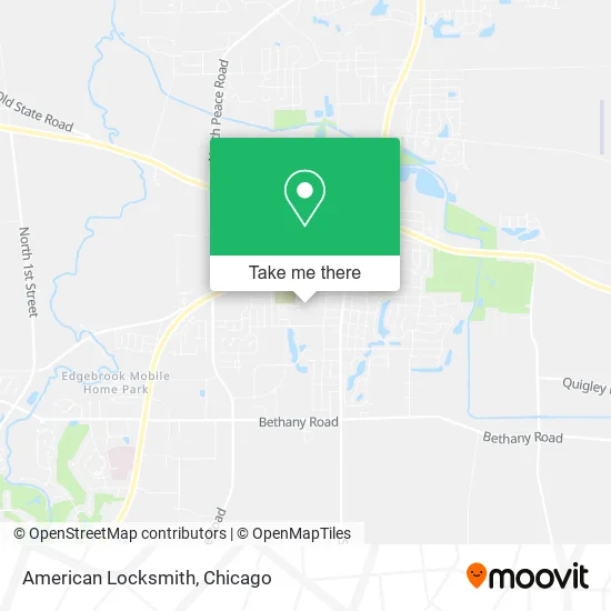 American Locksmith map