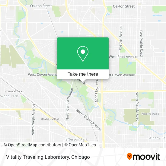 Vitality Traveling Laboratory map