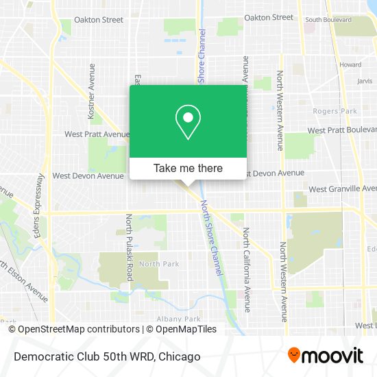 Democratic Club 50th WRD map