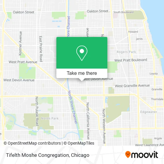 Tifelth Moshe Congregation map