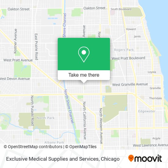 Exclusive Medical Supplies and Services map