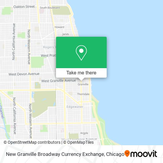 New Granville Broadway Currency Exchange map