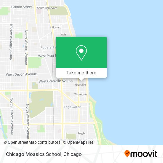 Mapa de Chicago Moasics School