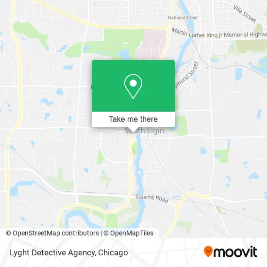 Lyght Detective Agency map