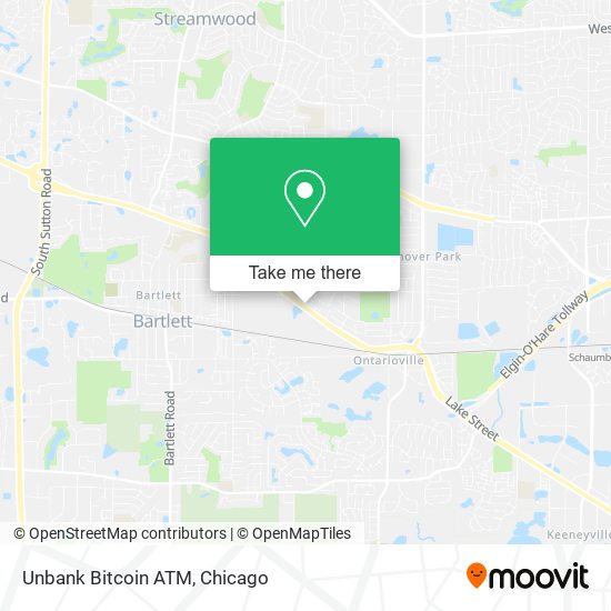 Unbank Bitcoin ATM map