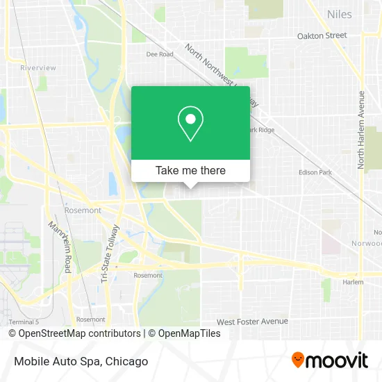 Mobile Auto Spa map