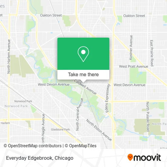 Everyday Edgebrook map