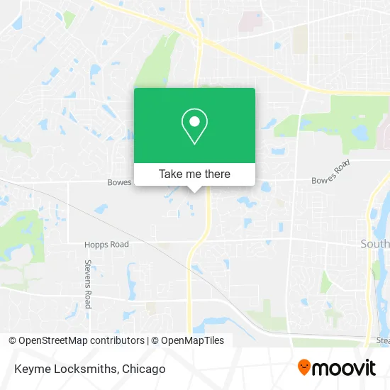 Keyme Locksmiths map
