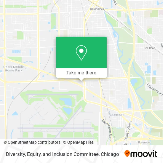 Diversity, Equity, and Inclusion Committee map