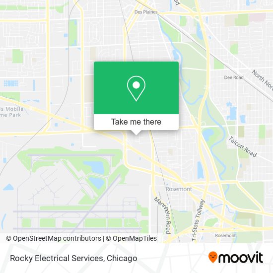 Rocky Electrical Services map