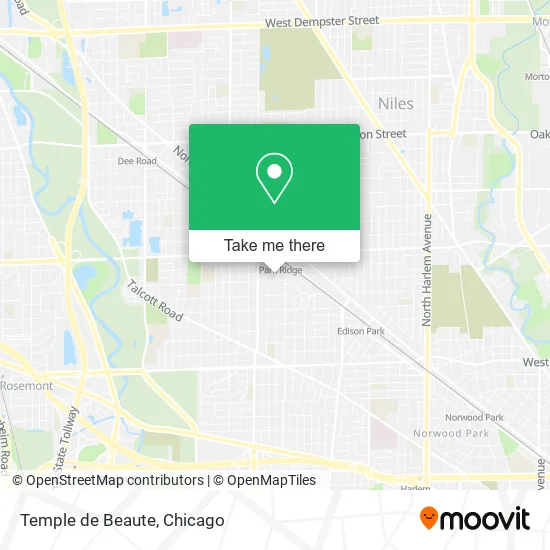 Temple de Beaute map