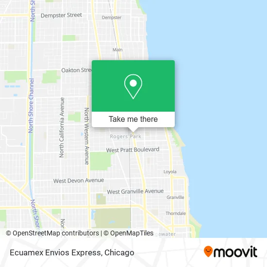 Ecuamex Envios Express map