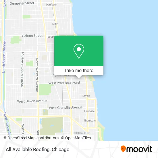 All Available Roofing map