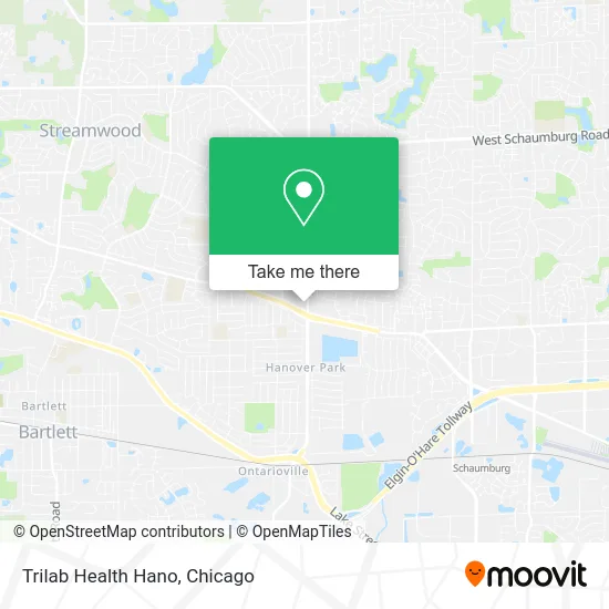Trilab Health Hano map